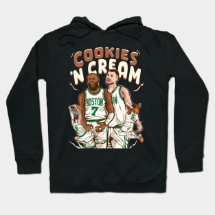 Jaylen Brown and Kristaps Porzingis "Cookies 'N Cream" Cartoon Hoodie